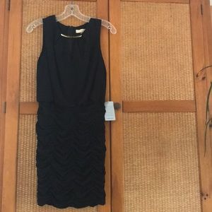 Aidan Black mini dress